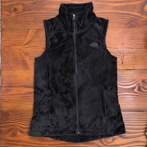 North Face Osito Black Fleece Zip-Up Vest